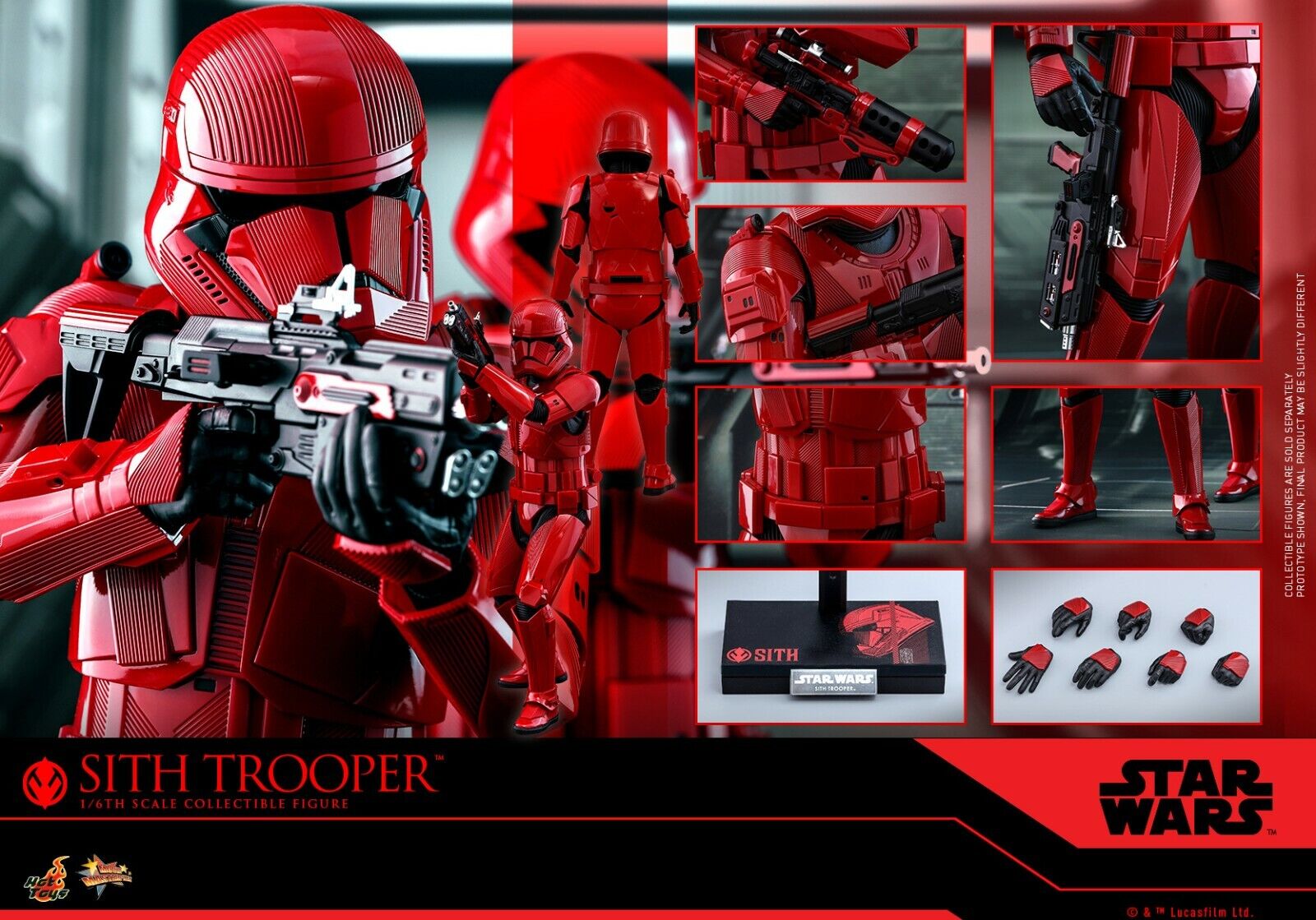 Hot Toys MMS544 Sith Trooper Star Wars : La Figurine 1/6eme Ultime, Sous Blister !