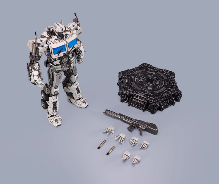 Pre Order Magnificent mecha MM-01W white Optimus Prime and Weapon accessory kit - Image 4