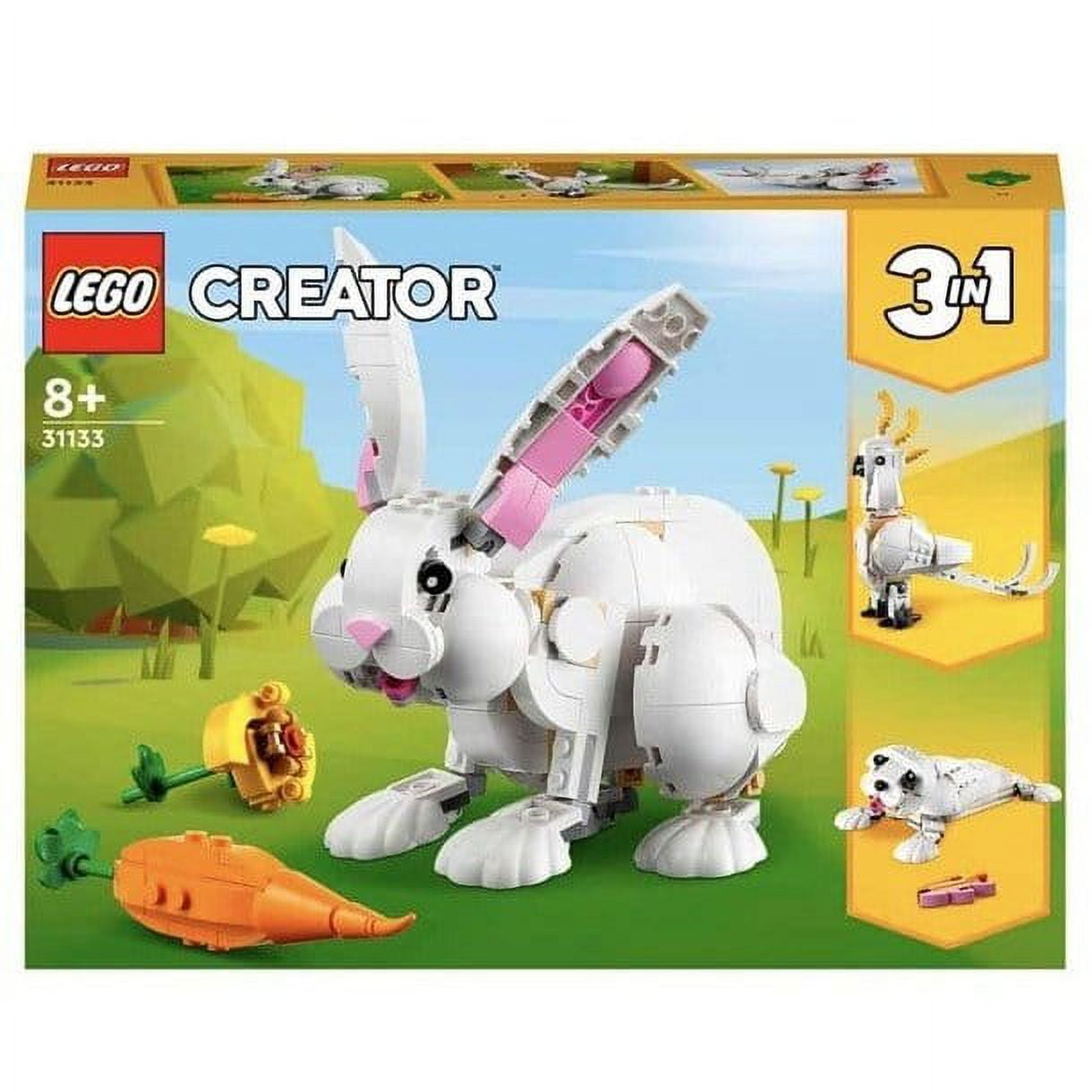 Lego Video Rabbit Rabbit White Lego 3-in-1 31133 Creator