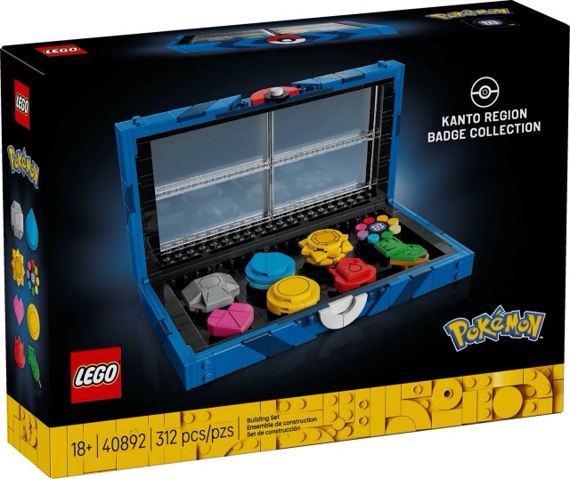 LEGO 40892 “Pokemon” “Guandu Regional Badge Collection” Full Gift Overseas Sales Information Disclosure!